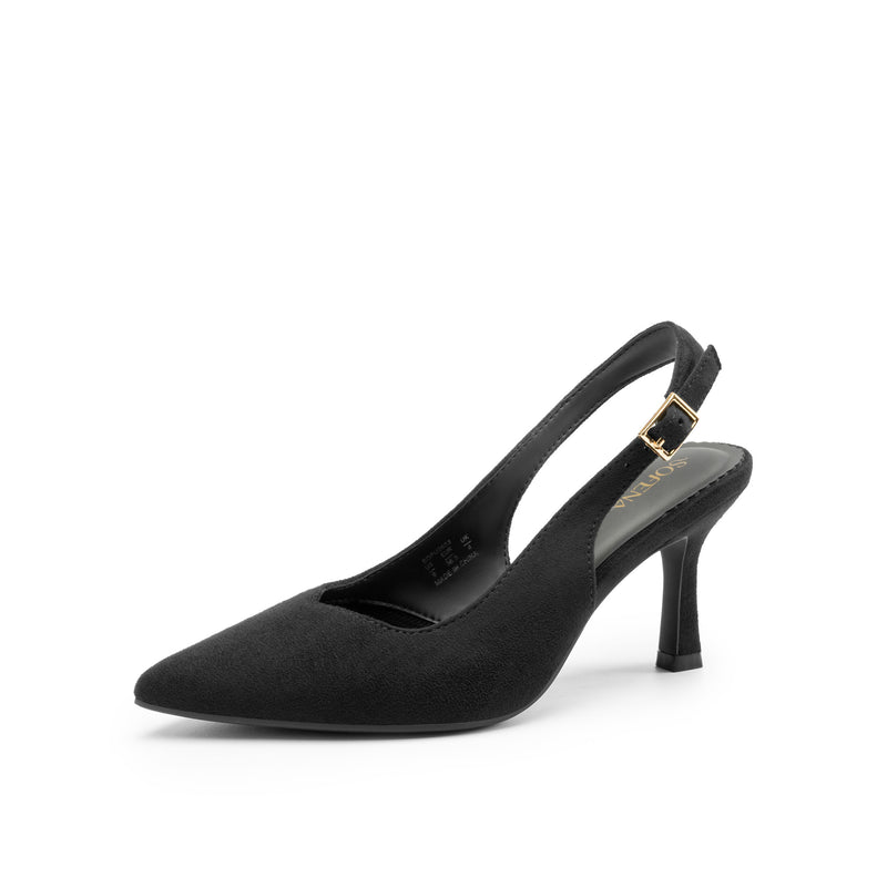 SOFENA Women's Pointed Toe Slingback Pumps with 2.95-Inch Heels